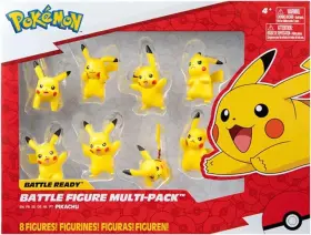 Pklv2804 Pok Mon Pklv2804/1v2600a Pikachu 8 Figure Playset Battle Ready Cartoon Tv Character Boxed