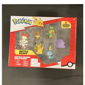 Pkw2469 Pok Mon Battle Ready 6-figure Multi-pack Pikachu Eevee Scorbunny Boxed