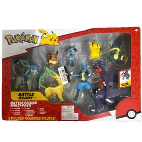 Pok Mon Pkw2633 Deluxe Action Battle Figure Multi-pack 8 Figures Pikachu Lucario