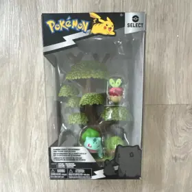 Pkw2768-061522-tc Pok Mon Select Tree Playset Bulbasaur And Applin Figures Licensed Boxed