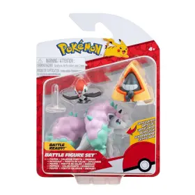 Pkw3053 Pok Mon Battle Figure Set Articulated Pikipek Galarian Ponyta Snorunt 3-pack