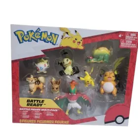 Pokemon 191726426004 Battle Ready Figure Multi-pack Kids 8-piece Multicolor New Jazwares Set