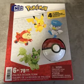 76998 Pokemon Mega Pok Mon Paldea Region Team Set 79pcs With Pikachu Starters And Ball
