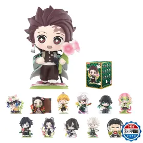 B0drvrjvd3 Pop Mart Demon Slayer Birth Flower Series Blind Box Figure Kimetsu No Yaiba