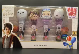 Pop Ups 038252901004 Harry Potter Lollipop Wizarding World Candy 4 Figures 8 Lollipops