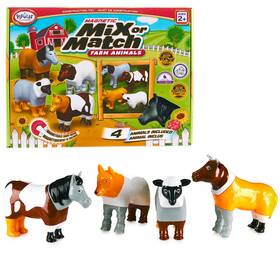 Popular Playthings B07m5r4vrk Magnetic Animals For Toddlers 1-3 Mix Or Match Animal Toys