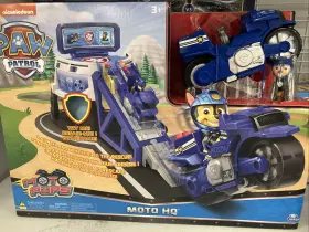 Power Patrol 778988360408 Moto Pups Paw Playset With Chase Sounds Exclusive Figure Vehicle