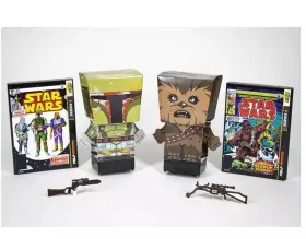 49090 Pulp Heroes Snap Bots Pull Back Star Wars 3d Figure 2pack Boba Fett And Chewbacca