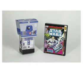 R2-d2 Pulp Heroes 49095 Snap Bots Pull Back Star Wars 3d Figure