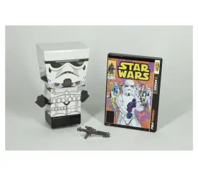 49097 Pulp Heroes Snap Bots Pull Back Star Wars 3d Figure Stormtrooper