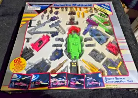 60-2550 Radio Shack Tandy Vintage Galactic Multimac - Super Space Construction Set- In Box Tandy-untested