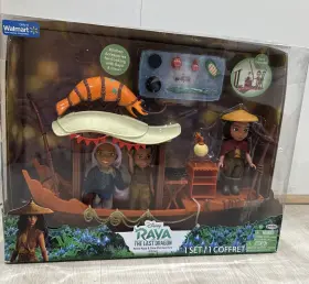 Raya 192995220881 Disney And The Last Dragon 6 Inch Crew Shrimp Boat Petite Playset