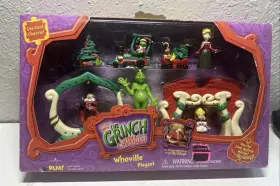 Re Play 698492302698 Dr. Suess How The Grinch Stole Christmas Whoville Diecast Playset Damaged Box
