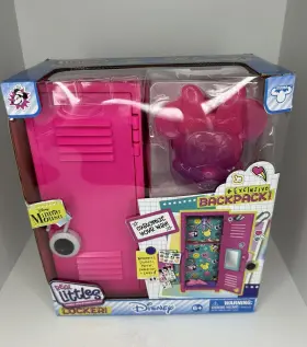 Real Littles 630996253830 Disney Minnie Mouse Locker Exclusive Backpack New In Damaged Box