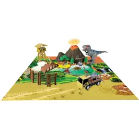 24353 Red Box Pre-historic Times Large Dinosaur Park With Walking T-rex - 3