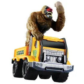 24455 Red Box Light And Sound Gorilla Transporter - Childrens Play Truck Figurine 3