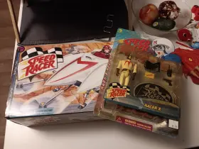 35070 Resaurus Speed Racer Mach 5 Playset W X Figure On Card 1999