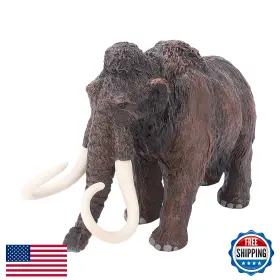 B0bg54pk77 Ritoeasysports Ancient Mammoth Figurine High-simulation Handmade Desk Decor