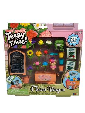 Rms 840419763734 Teeny Tinies Flower Wagon 20pc Mini Food Playset Dollhouse