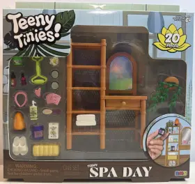 Rms 840419763741 Teeny Tinies Spa Day 20pc Mini Food Playset Dollhouse New