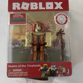 Roblox 681326107279 Queen Of The Treelands Playset Series 1 With Exclusive Virtual Item Code