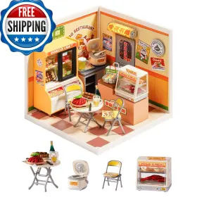 B0fhhqzh3p Rolife Super Creator Series Diy Mini Night Out Food Stall Dollhouse House Kit Bu