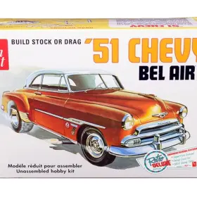 Amt862 Round2 Llc 1 25 Scale Model Kit - 1951 Chevy Bel Air 2-in-1 Retro Deluxe