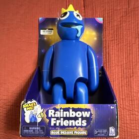 Roy & Elacio Llc Df2023 And Rainbow Friends Blue Deluxe Figure Playset Shake Me Plastic