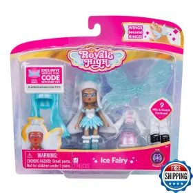B0cnhzn3kq Royale High 3 Inch Ice Fairy Fashion Doll - 9 Accessories Virtual Item Code Series