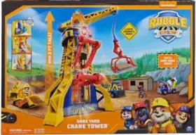 Rubble & Crew 778988486856 And Bark Yard Crane Tower Playset With Figure Lights Sounds