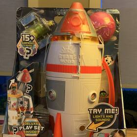 Ryans World 78739 Rocket Playset With Rover And Blaster Lights/sounds