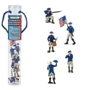 650204 Safari Continental Army 5 Figures 2.5 Inch To 2.75 Toob Revolutionary War 2