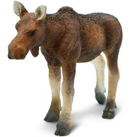Safari Ltd. S180829 Ltd. Cow Moose Figurine - 4.5 Inches Tall 4.2 Long Brown