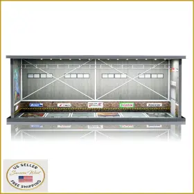 B0dpgh4xny Saichotoy Display Case Hot Wheels 1/64 Scale Stackable Parking Garage Led