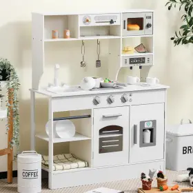 B0d9ypqbsc Sainsmart Jr. Play Kitchen For Kids Wooden Playset Lights Sounds Ice