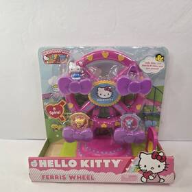 Sanrio 039897390437 2012 Hello Kitty World Playset - Ferris Wheel Really Spins Rorry And Joey