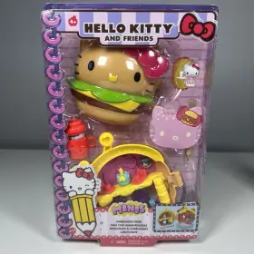 Gvb28 Sanrio New Hello Kitty Minis Compact Like Polly Pocket Hamburger Diner Mattel