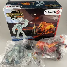 42455 Schleich 055744021015 Eldrador Battle For Super Weapon Playset Frost Monster Fire Lion