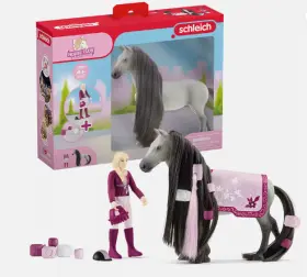 42584 Schleich 059433574394 Horse Club Sofia Beauties 4.5 Inch Dusty And Accessories Set New