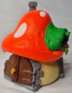 40001 Schleich 1976 Smurfs House 40001-large Red Mushroom-complete