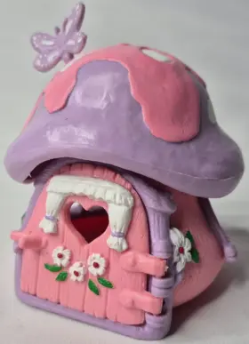 40014 Schleich 1978 Smurfs House 40014-pink Smurfette Mushroom Cottage-complete