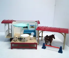 42415 Schleich Horse Club Caravan For Secret Meetings Parts Incomplete