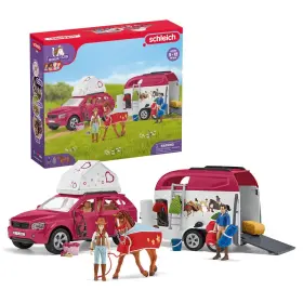42535 Schleich Horse Club Adventures With Car And Trailer Play Set