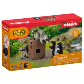 42596 Schleich Wild Life Nutty Mischief 5 Animal Figurines Plastic Kids Ages 3