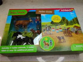 42679 Schleich Farm World Rodeo Show 42 Pc Playset Figure Collectible Set New
