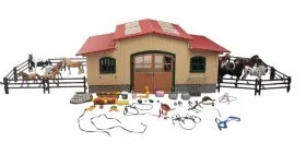 42709 Schleich Horse Club Riding Stable Huge Lot Of 88 Horses Equestrian Parts 2013