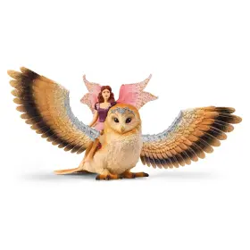 70789 Schleich Bayala Fairy In Flight On Glam-owl
