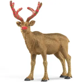 72271 Schleich Wild Life Golden Anniversary Reindeer - 4.6 Inch Figurine Play Toy
