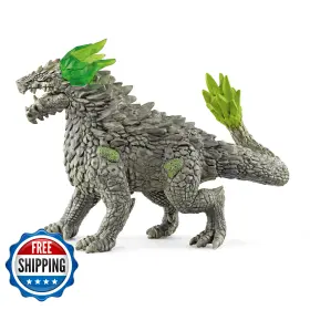 B09hh64y5z Schleich Eldrador Creatures 7 Inch Stone Dragon Figurine Fantasy Animal Toy New