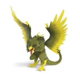 B0f19c3jjv Schleich Eldrador Creatures 6 Inch Jungle Raptor Figurine Toy Movable Wings Parrot M